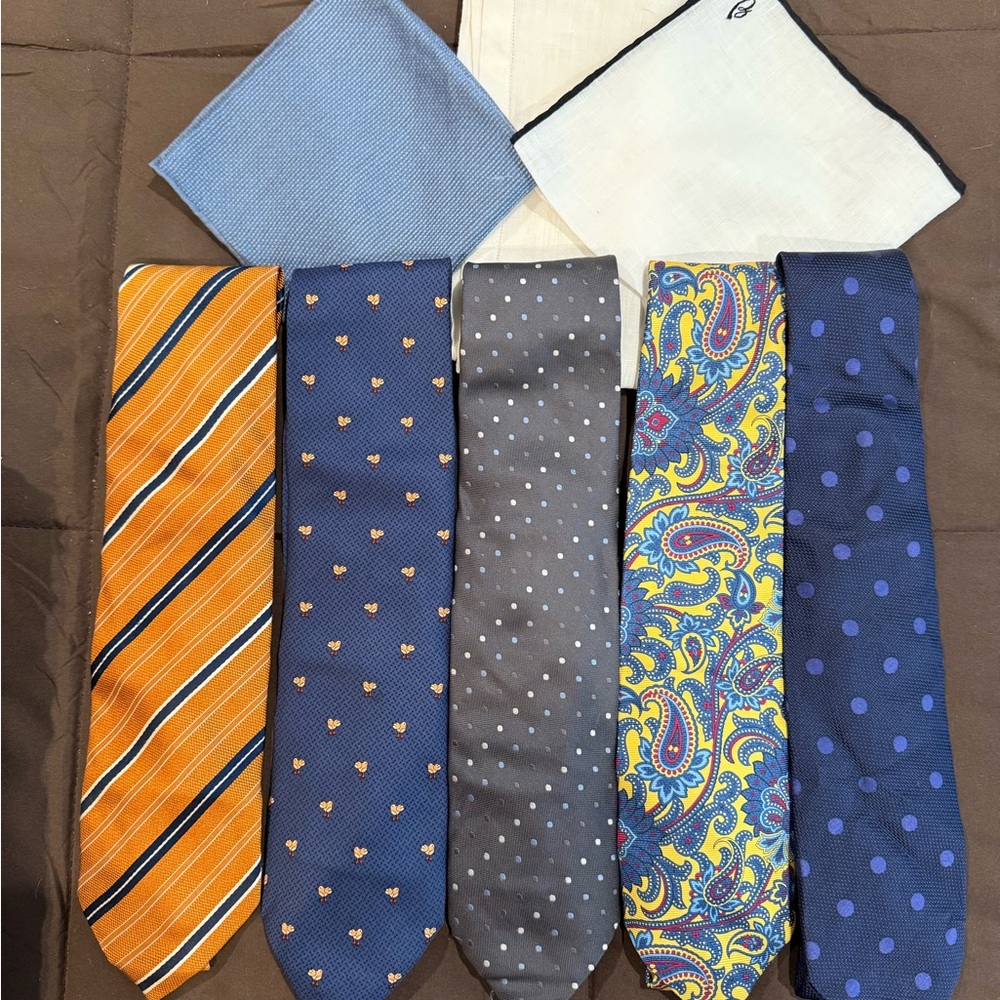 Elegant Men's Tie Set - Multicolor